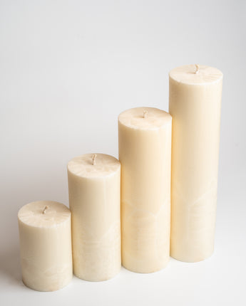 Bright Moon Round Pillar Candle